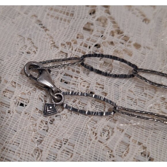 EUC Silpada Marquise Silver Pendant Necklace/Retired and Rare Find! - Picture 4 of 5